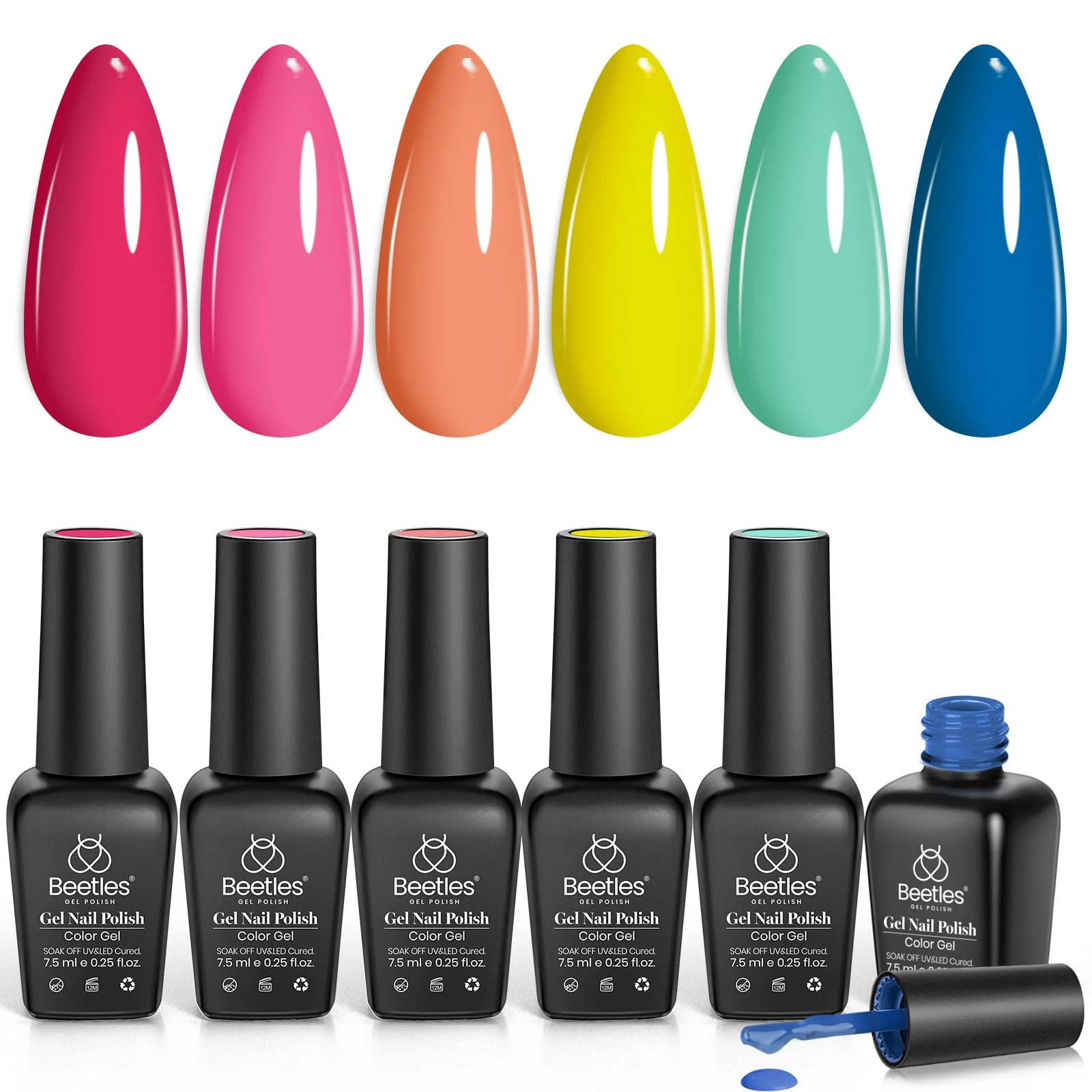 Pool Party | Gel Polish 6 Colors Set Summer Nails - Image 7