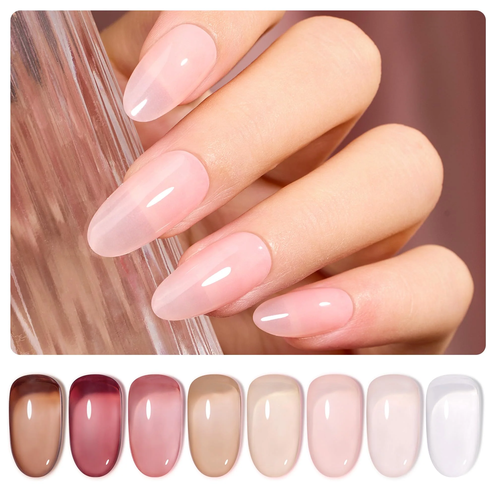 Sweet Temptation | 8 Colors Gel Polish Set - Image 2