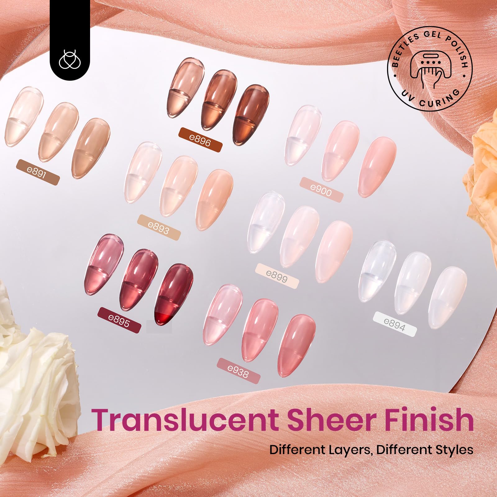 Sweet Temptation | 8 Colors Gel Polish Set - Image 6
