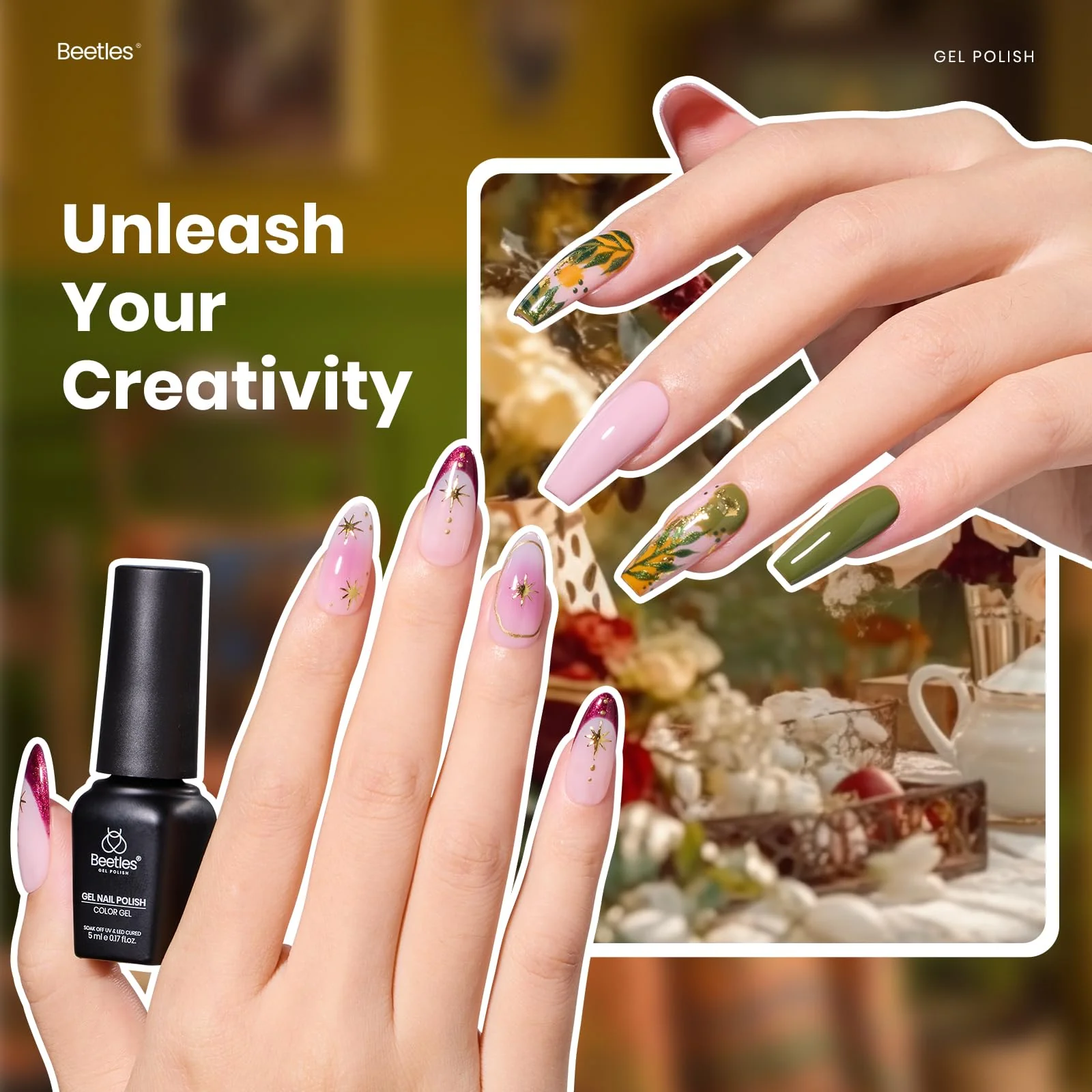 Beetles Gel Polish Set - Toy Eden Glitter Gel Nail Polish 20 Colors with Base & Top Coat for Women - Image 5