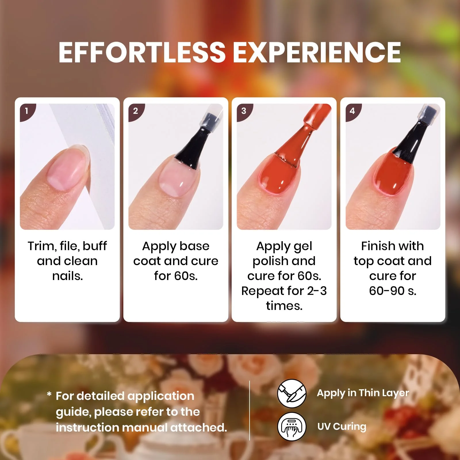 Beetles Gel Polish Set - Toy Eden Glitter Gel Nail Polish 20 Colors with Base & Top Coat for Women - Image 7
