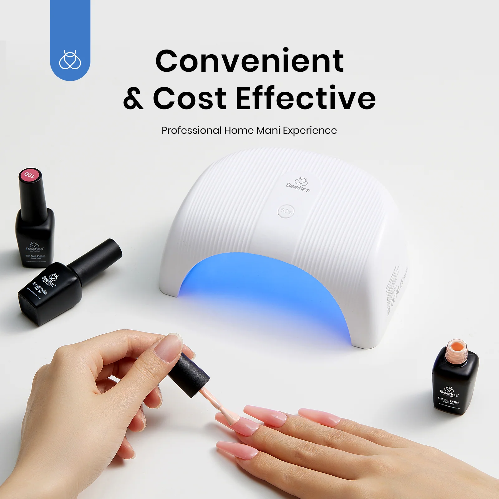 Compact UV LED Nail Lamp: Fast Drying Gel Dryer - Image 2