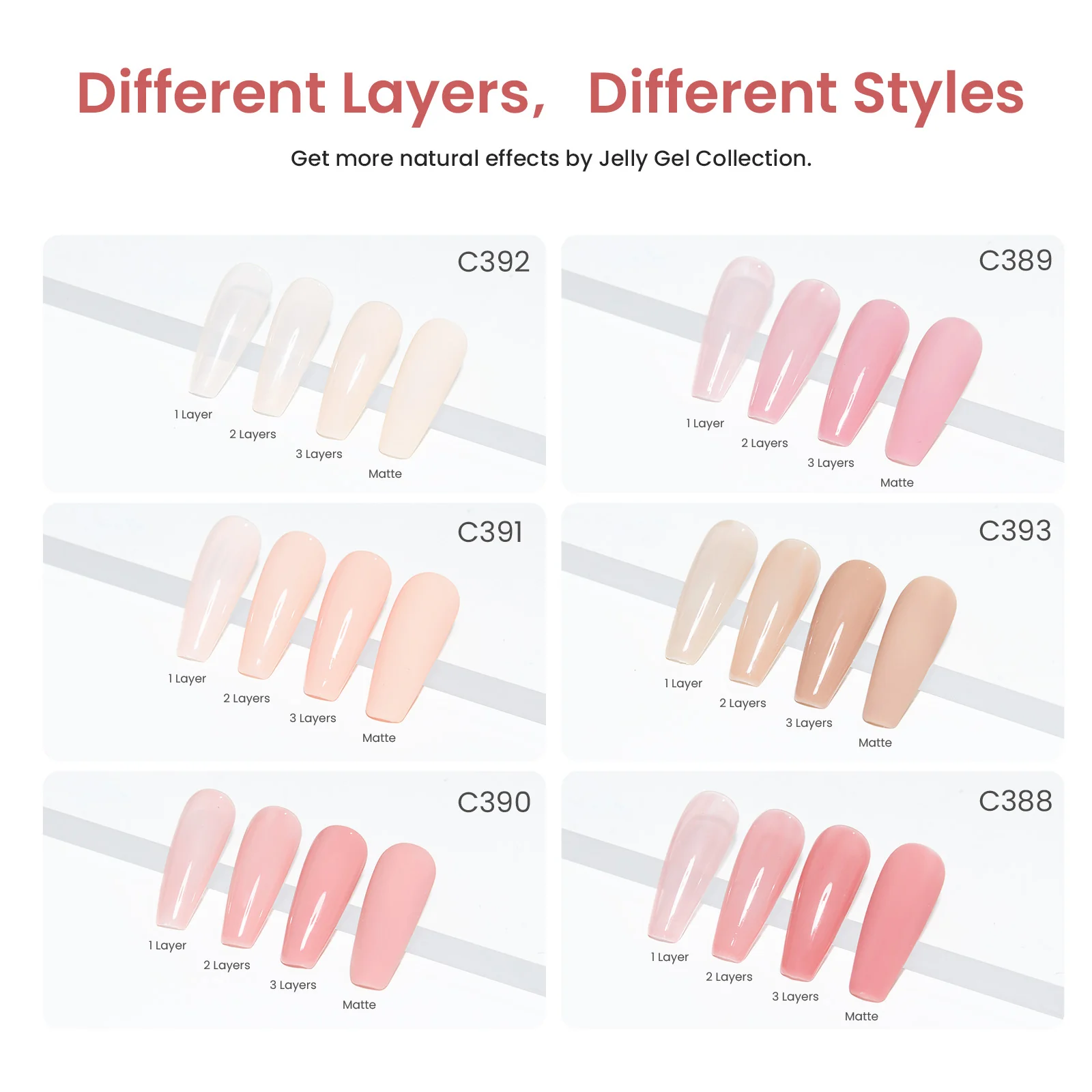 Veil of Heaven | 6 Colors Gel Polish Set Nails - Image 3