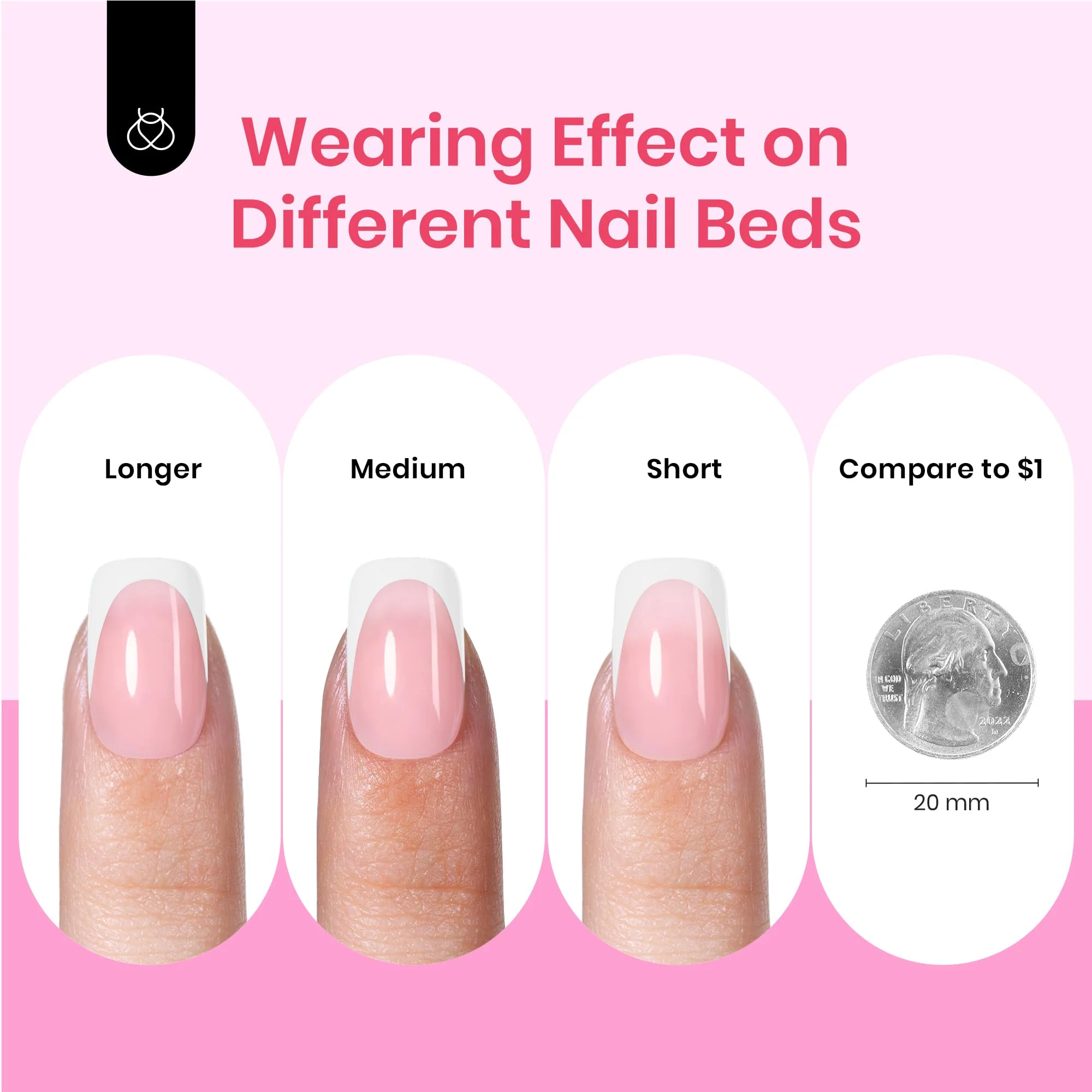 White French Gel Nail Kit Plus-Lite Kit Tip 150Pcs - Image 5