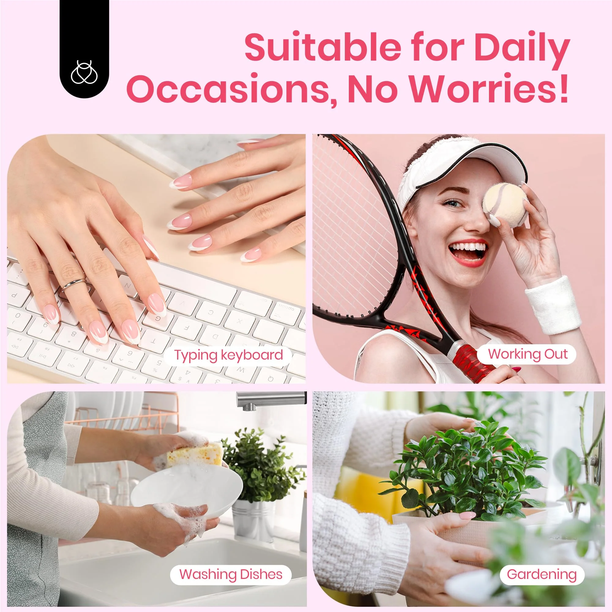 White French Gel Nail Kit Plus-Lite Kit Tip 150Pcs - Image 7
