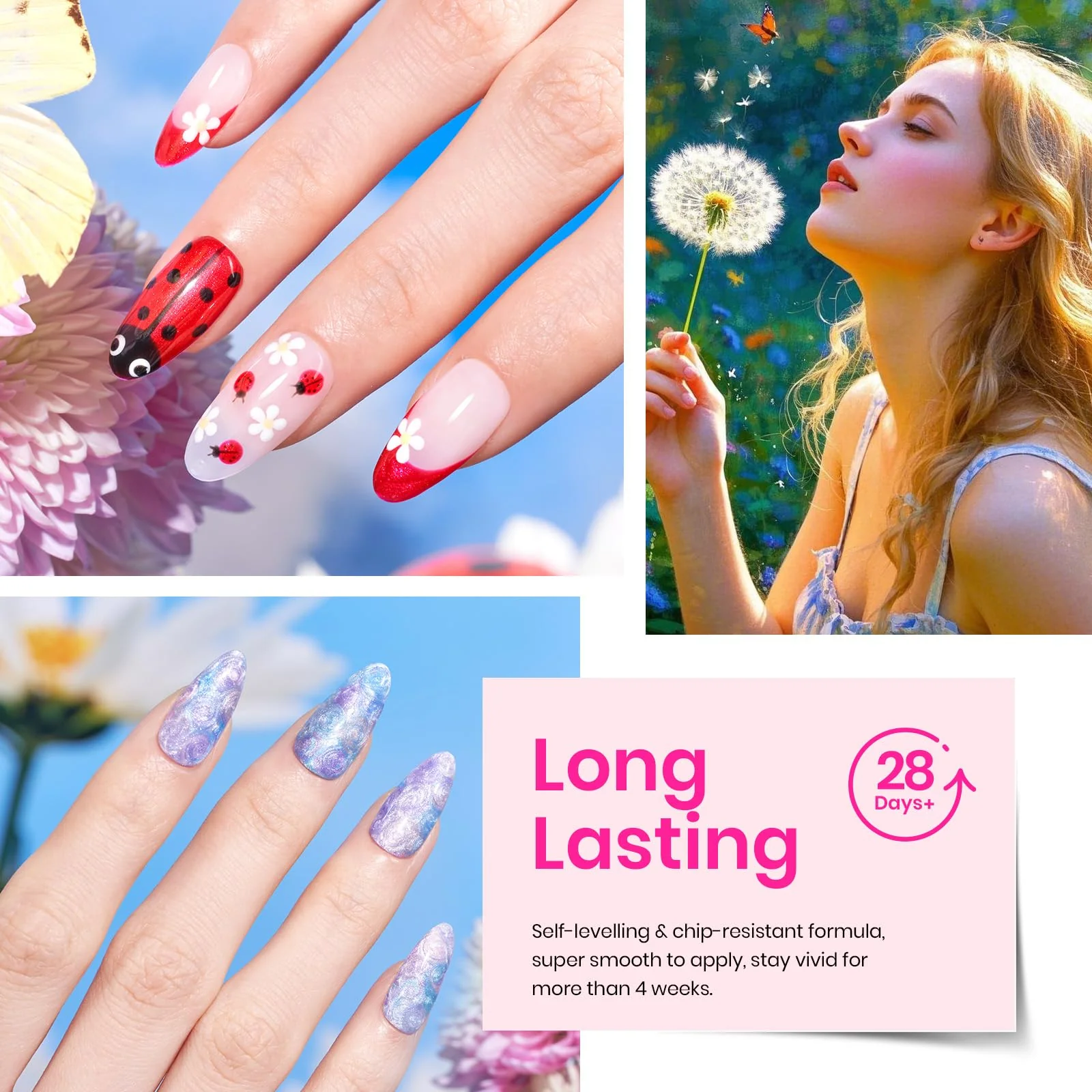 Woodland Fairy- Jelly Glitter 36 Gel Colors Summer Nails Kits - Image 5
